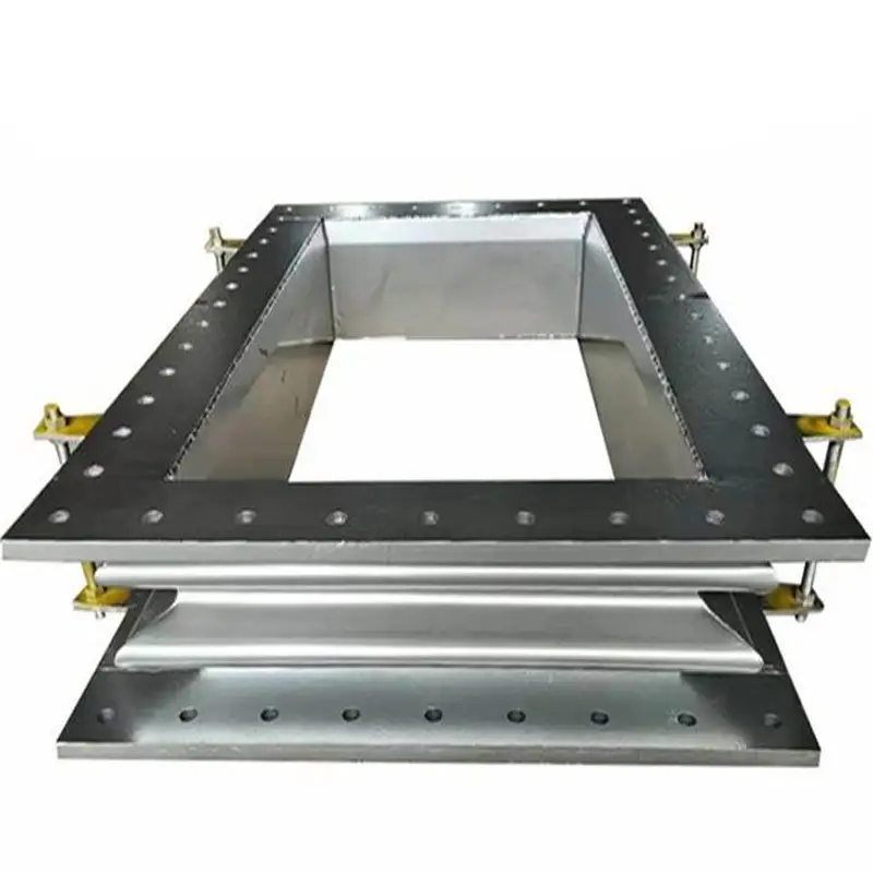 rectangular bellows with flanged ends for ductwork systems