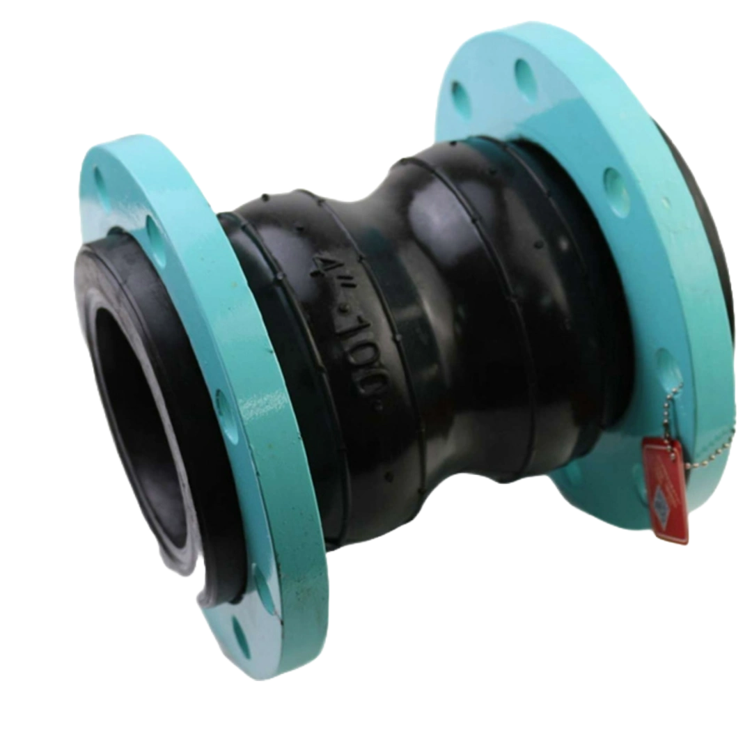 double sphere flex connector for pump and valve systems