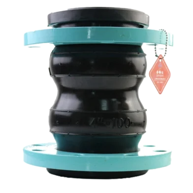 double sphere rubber expansion joint for vibration isolation