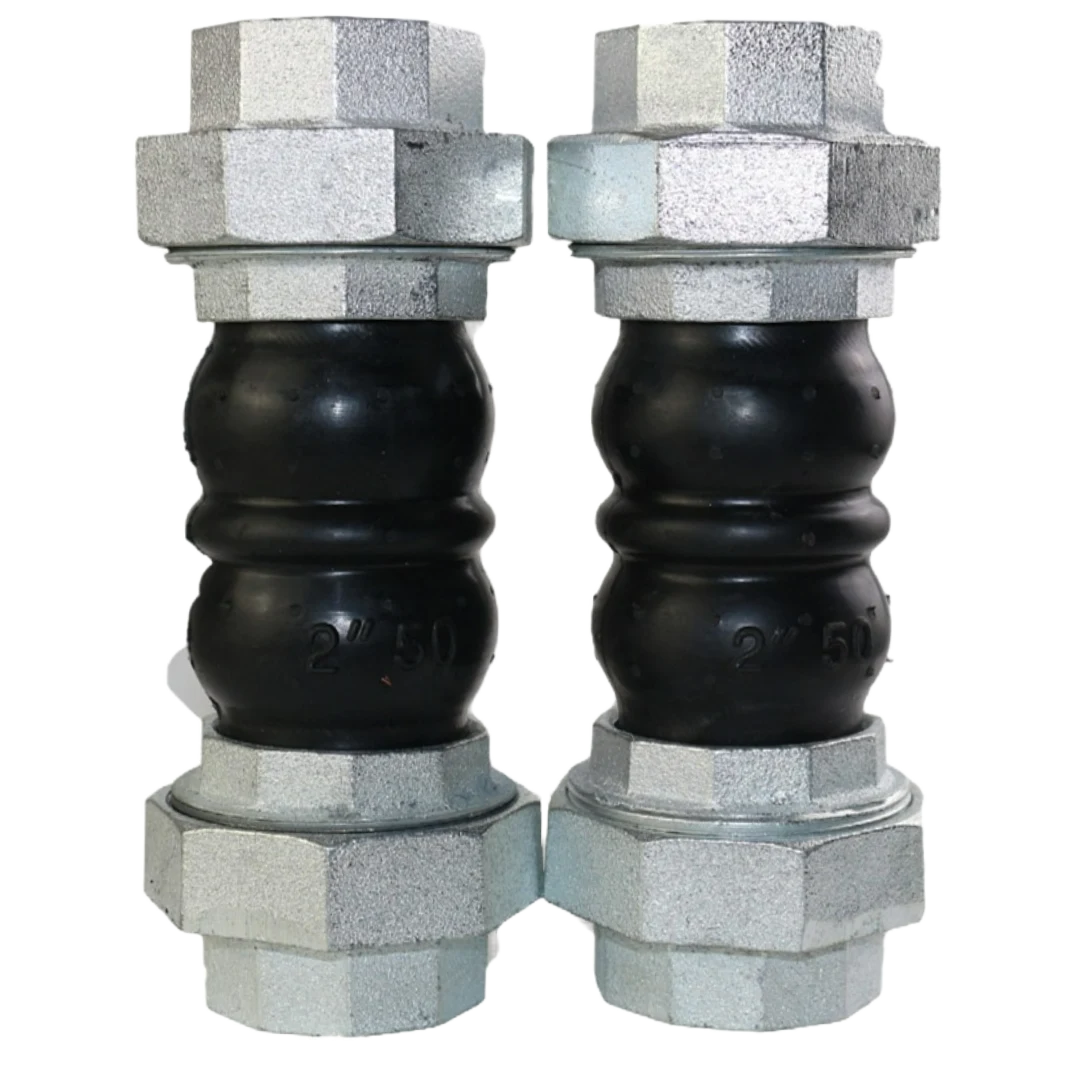 union rubber expansion joint for flexible pipe connection