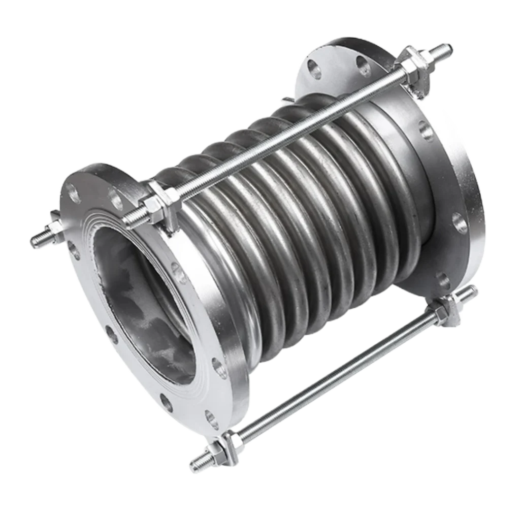 rubber expansion bellows for vibration and misalignment