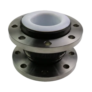 PTFE expansion joint for chemical pipeline systems
