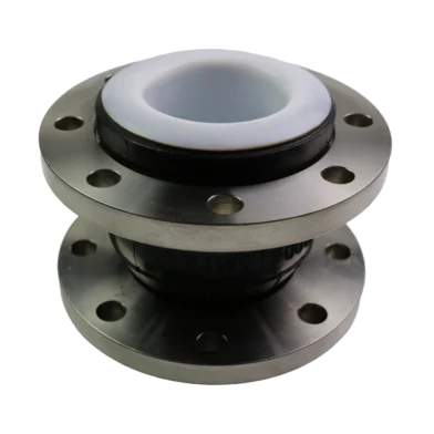 PTFE expansion joint for chemical pipeline systems