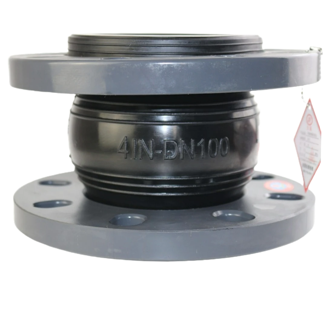 joint expansion rubber connector for pipe systems