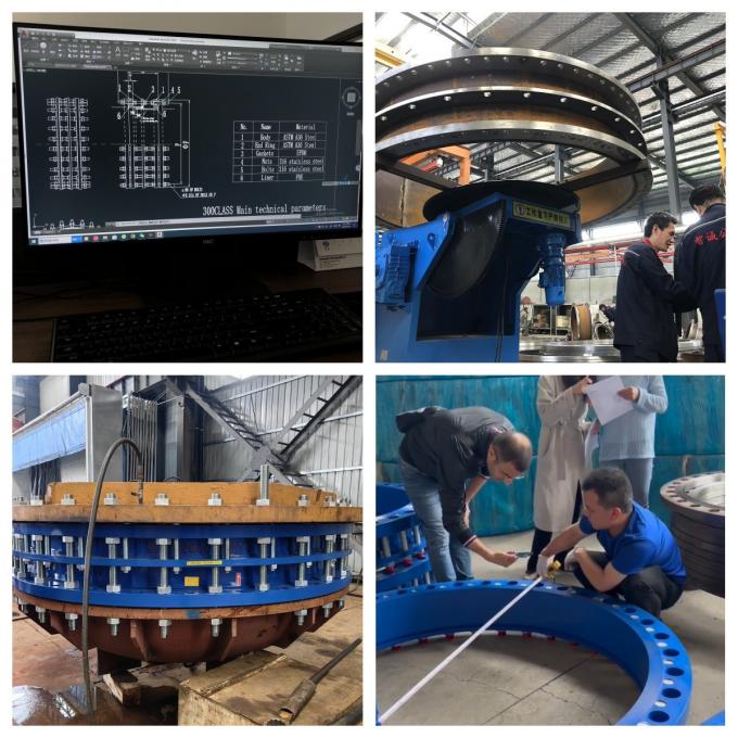 Large Size Expansion Joint Design Assembly and Inspection by Zhengzhou Hongze Valve Pipeline Co., Ltd. for industrial pipeline projects
