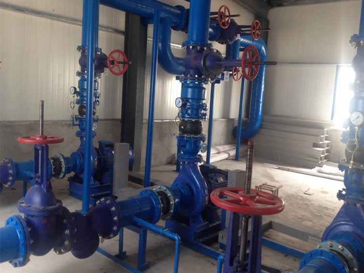 Industrial pipeline system with rubber expansion joint application