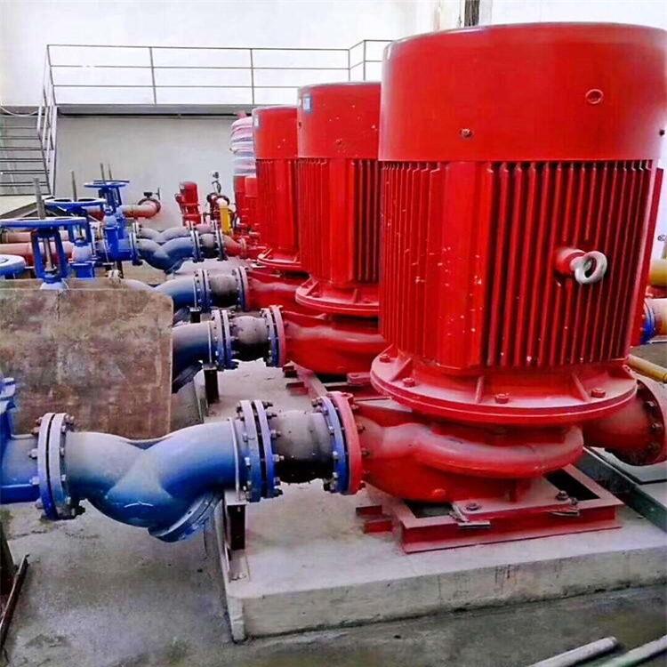 Rubber expansion joint installed on industrial pump pipeline system